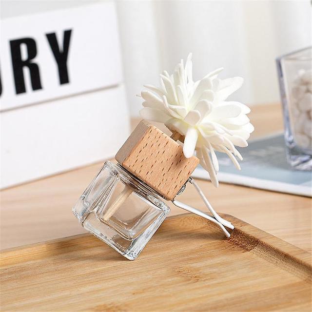 Car Perfume Bottle Car Hanging Perfume Pendant Fragrance Air Freshener Empty Glass Perfume Diffuser Bottle Car Accessories on Productcaster.