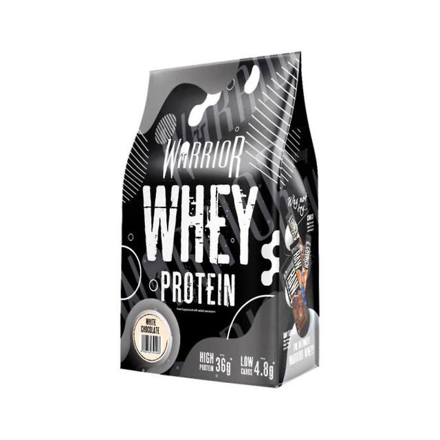 1kg Warrior 100% heraproteiinijauhe lihasmassan lisääjä ravistele valkoista suklaata on Productcaster.