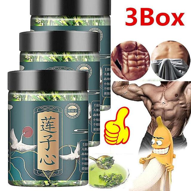 3pcs Lotus Seed Core Tea For Men Health Lotus Seeds Plumule Herbal Tea Embryo Tea 60g on Productcaster.