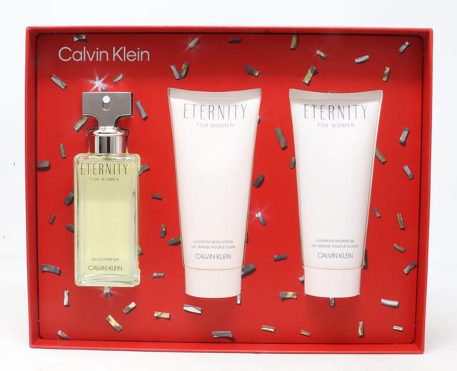 Calvin Klein Eternity For Women Eau De Parfum 3 Pcs Set / New With Box on Productcaster.