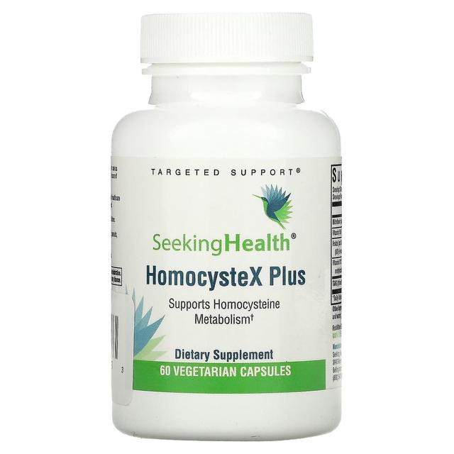 Seeking Health Auf der Suche nach Gesundheit, HomocysteX Plus, 60 vegetarische Kapseln on Productcaster.