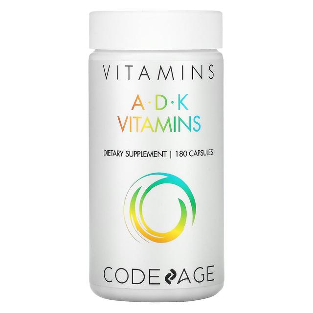 Codeage, Vitaminas, Vitaminas ADK, 180 Cápsulas on Productcaster.