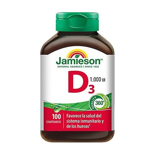 Jamieson Vitamin D3 1000IU 100 tablets on Productcaster.