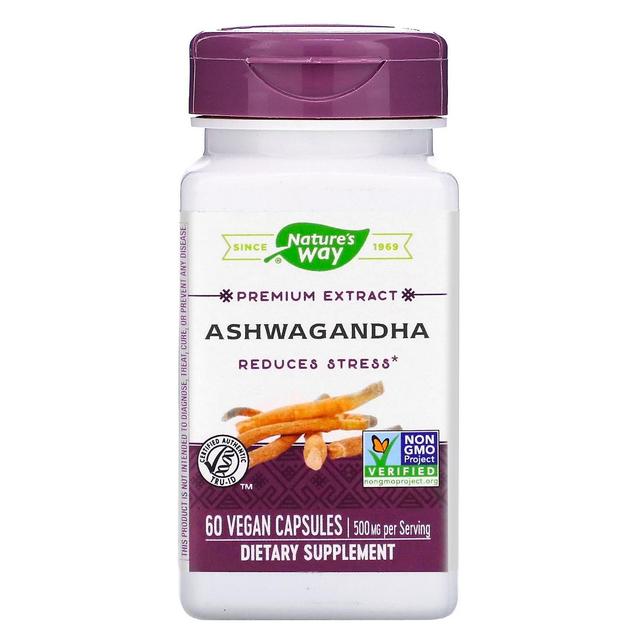 Nature's Way, Ashwagandha, 500 mg, 60 Vegan Kapseln on Productcaster.