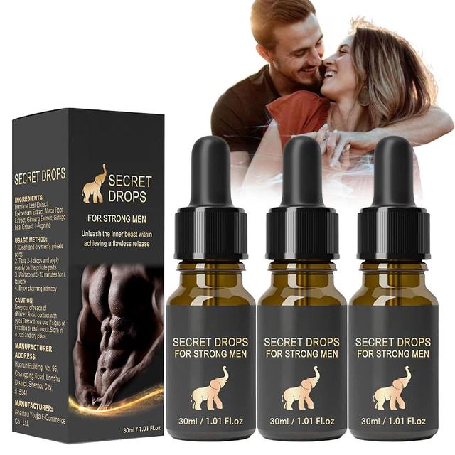 Lisade Secret Drops, Secret Drops For Strong Men, Herbal Secret Drops, Enhanced Secret Drops, Secret Happy Drops For Men Supplement Drops 3pcs on Productcaster.