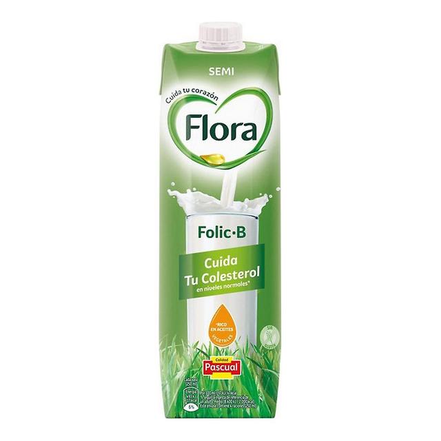 Polotučné mlieko Flora Folic B (1 l) on Productcaster.