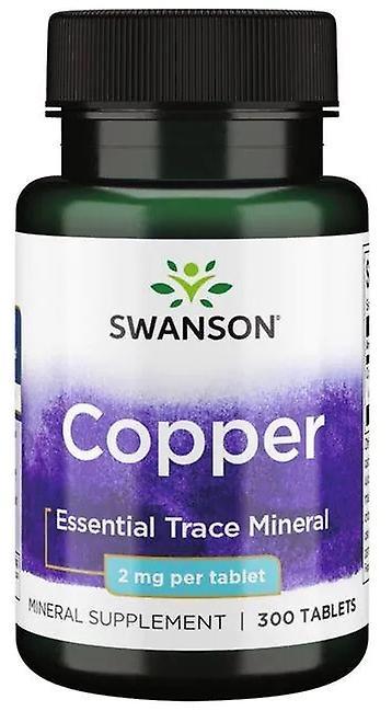 Swanson Copper 2 mg 300 Tabletten 104 gr on Productcaster.