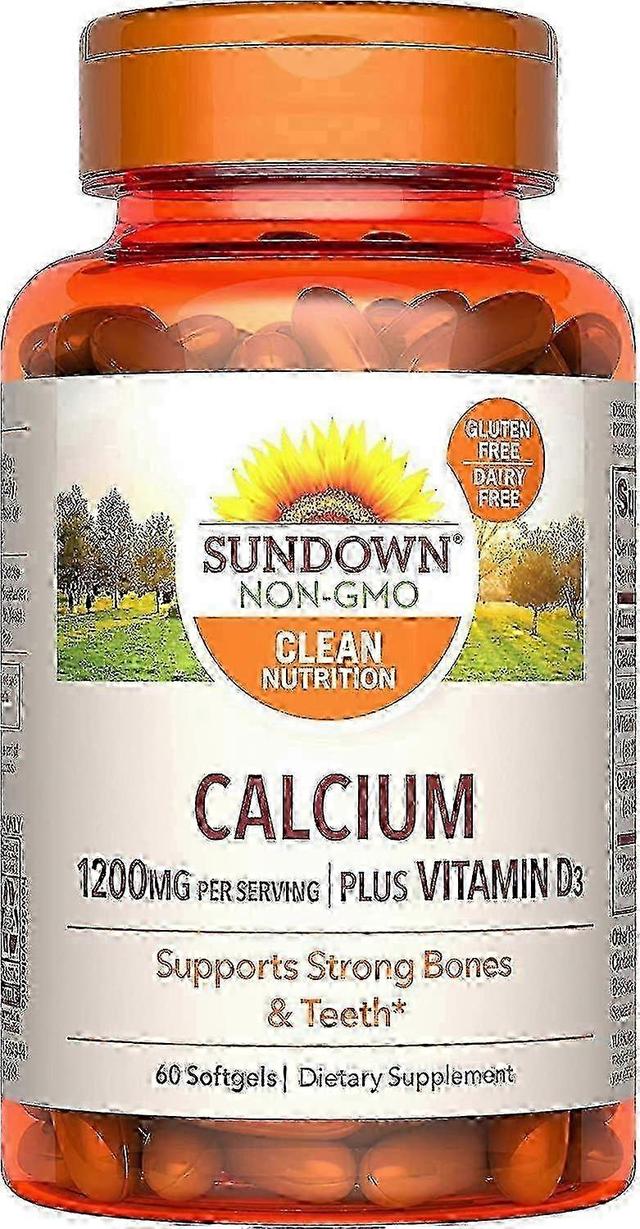 Cálcio líquido-enchido do Sundown naturals, cápsulas, 60 ea on Productcaster.