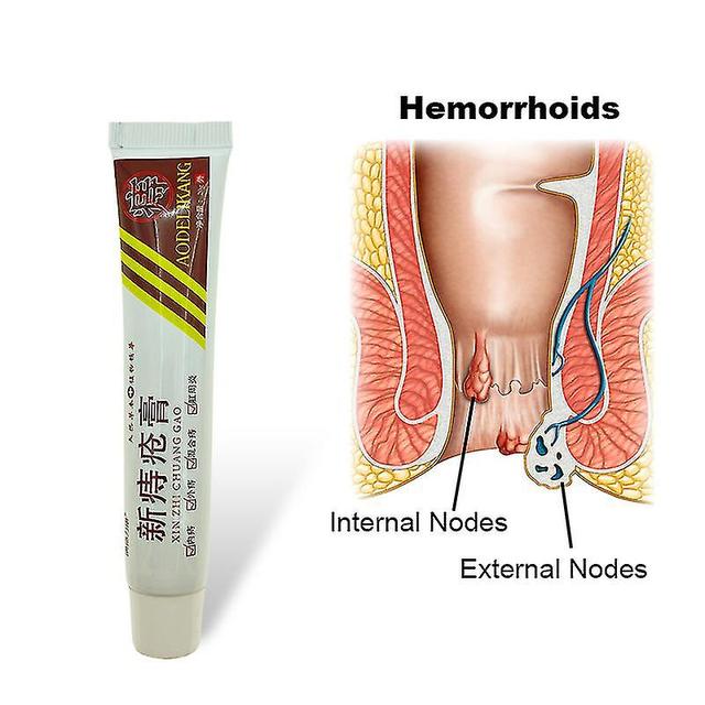 1pc Powerful Hemorrhoids Ointment Crack Anal Chinese Cream Internal External Anal Fissure Herbal Medical Plaster Qc3131- on Productcaster.