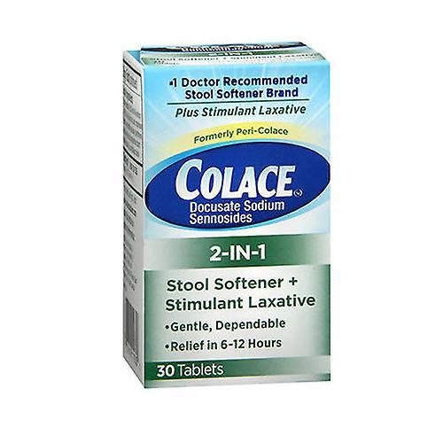 Colace 2-in-1 Tablets, 30 Tabs (Pack of 1) on Productcaster.