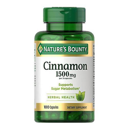 Natures Bounty Nature's Bounty Cinnamon Capsules,1500 mg,100 Count (Pack of 1) on Productcaster.