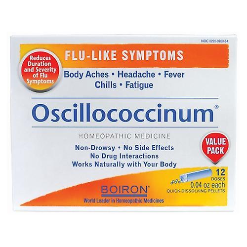 Boiron Oscillococcinum, 12 Dosis (Pack de 3) on Productcaster.