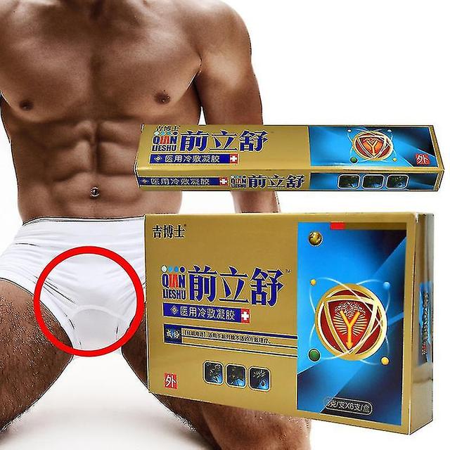 Youlaicai 6pcs=1 Box Prostatic Antibacterial Gel Cure Chronic Prostatitis Andrology Frequent Urination Infection Urological Man Care on Productcaster.