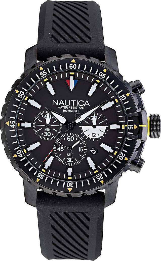 Nautica Herrenuhr NAPICS009 Schwarz on Productcaster.