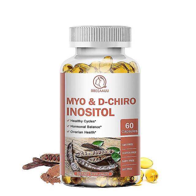 Guoguo Myo-inositol And D-chiro Inositol Capsule For Women Ovary Health Hormone Balance,protect Uterus Fertility Supplements 60pcs on Productcaster.