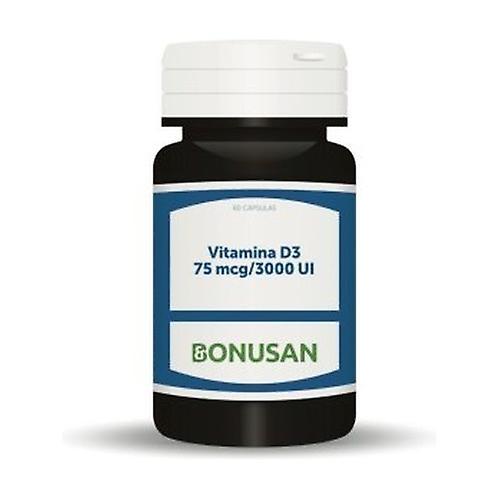 Bonusan Vitamin D3 3000 IU 60 capsules of 75μg on Productcaster.