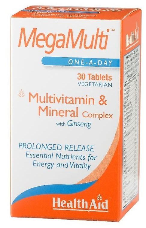 Health Aid Megamulti With Ginseng 30comp, Health Aid on Productcaster.