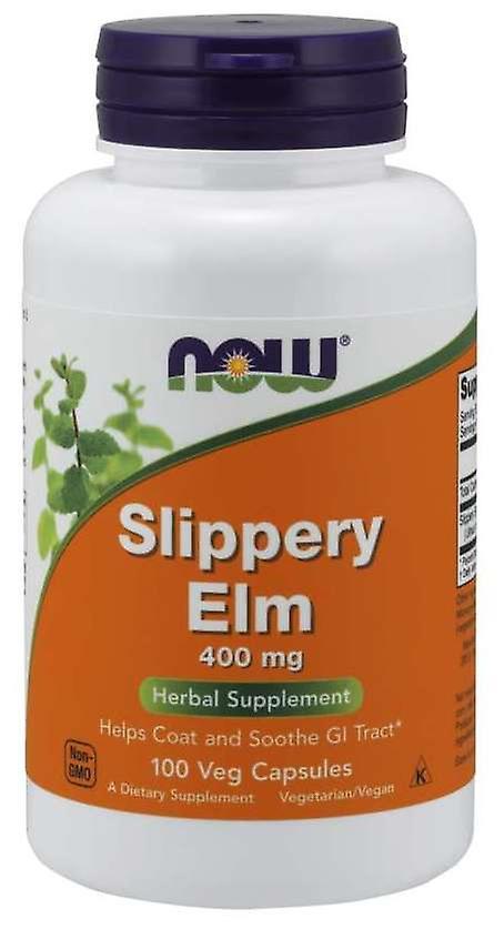 Now Foods Slippery Elm 100x400 mg on Productcaster.