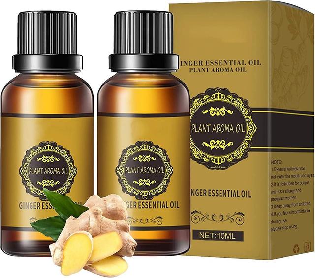 2023 New 3pcs Belly Drainage Ginger Oil, Natural Drainage Ginger Oil Essential Relax Massager Liquid, Herbal Massage Oil, Tummy Ginger Oil (3pc) 2pc on Productcaster.