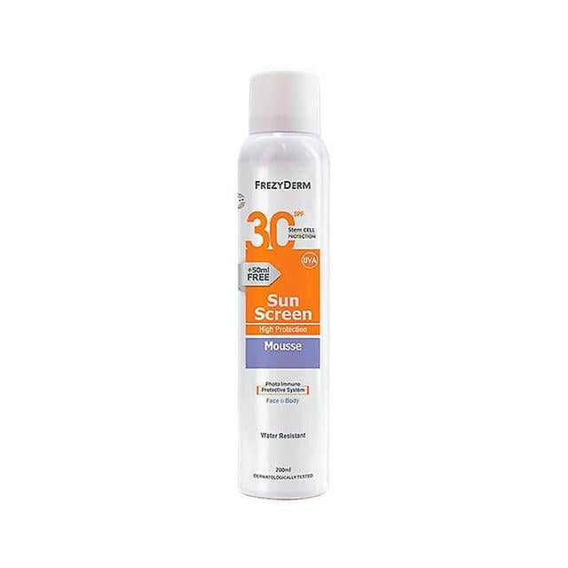 Frezyderm sun screen mousse spf30+ 200ml on Productcaster.