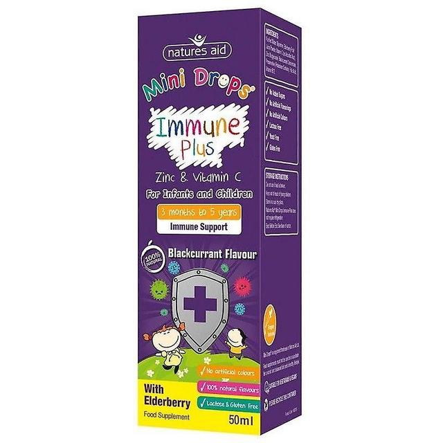 Natures Aid Nature's Aid Immune Plus Mini Krople dla niemowląt i dzieci 50ml (146810) on Productcaster.