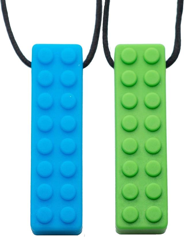 Pxcl 2 Pack Chew Necklaces - Best Chew Necklaces for Kids with Autism - Durable and Strong Silicone Chew Necklaces - Chew Pendants for Boys and Gir... on Productcaster.