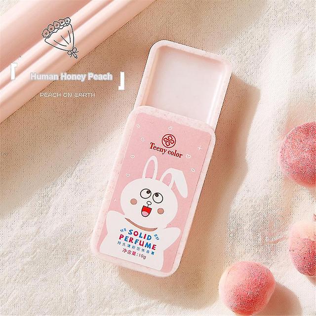 Sjioh Flower Fragrances Peach Solid Perfumes Balm Women Men Mini Portable Mild Lasting color01 on Productcaster.