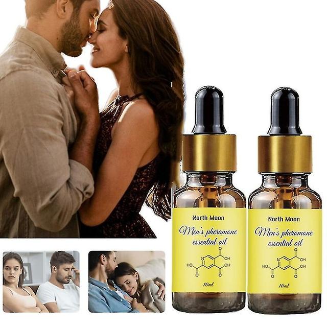 1-3pcs Pheromone Infused Essential Oil 10ml Pheromone Oil For Men To Attract Women 2PCS on Productcaster.