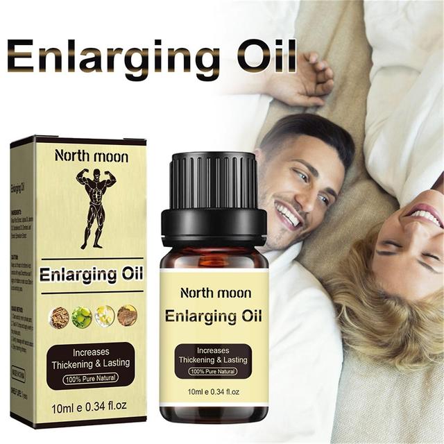 Fly Enlarge Oil, Men Thicking Lasting Enlarging Essential Oil, Natural Enlarge Oil 10ml Brown on Productcaster.