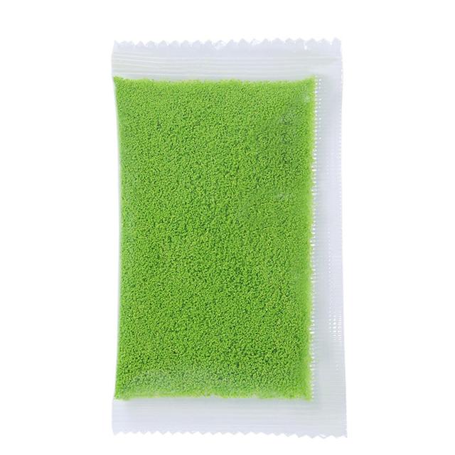 Chicmine 5g Grass Tree Powder Odor-free Non-allergic Eco-friendly Easy to Operate Sandbox Powder for Building Model Green on Productcaster.