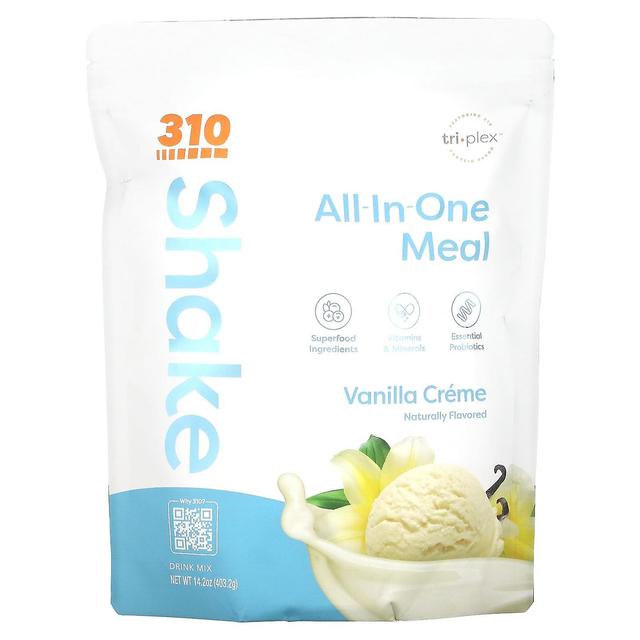 310 Nutrition, All-In-One Meal Shake, Vanilla Creme, 14.2 oz (403.2 g) on Productcaster.