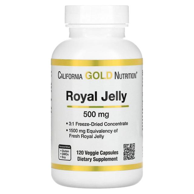 California Gold Nutrition, Gelée Royale, 500 mg, 120 vegetarische Kapseln on Productcaster.