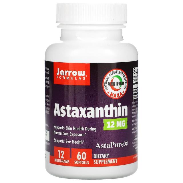 Jarrow Formulas, Astaxanthin, 12 mg, 60 Softgels on Productcaster.