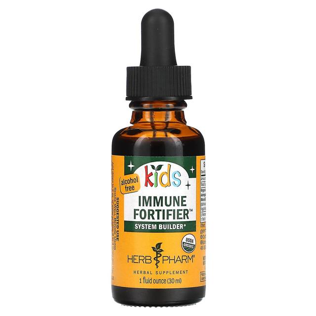 Herb Pharm, Kid's Immune Fortifier, System Builder, Alcohol Free, 1 fl oz (30 ml) on Productcaster.