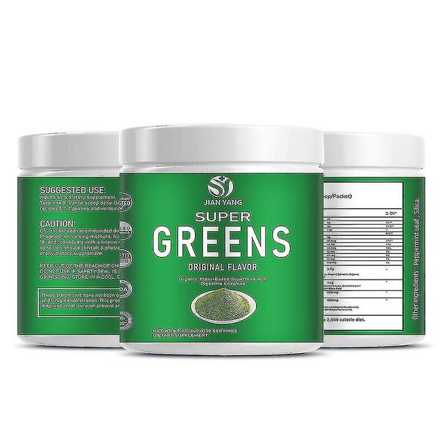 Rask levering Rask levering Super Green Powder Super Green Powder Raspberry Flavor on Productcaster.