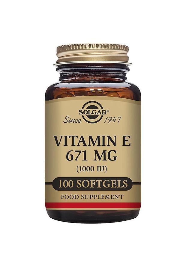 Solgar vitamin e 671mg (1000iu) 100's (softgels) on Productcaster.