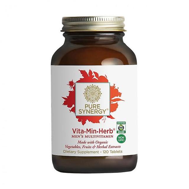 The Synergy Company Synergy Company, Organic Vita-Min-Herb Multi for Mænd, 120 Veggie Tabs on Productcaster.