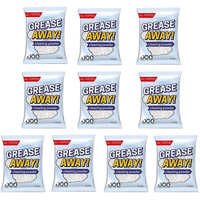 6/8/10pcs Grease Away Powder Cleaner Nettoyants puissants Home Kitchern Sink Détergent Bicarbonate de sodium Graisse Away Nettoyage en poudre on Productcaster.