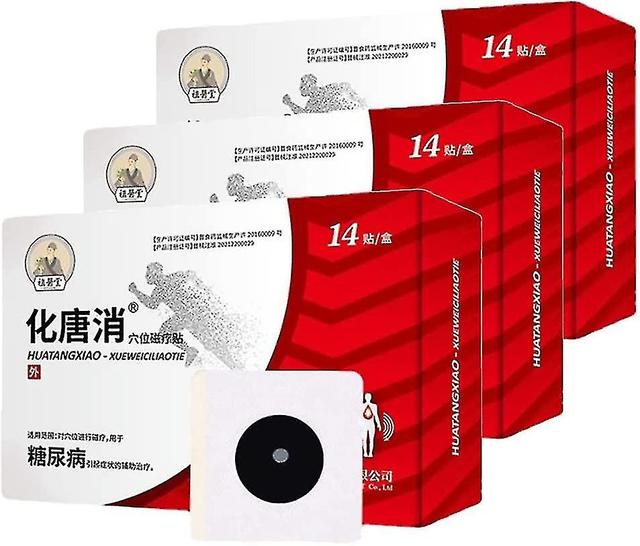 Huatangxiao Acupoint Pressure Stimulation 14pcs/box, Hua Tang Xiao Acupoint Sticker 3PCS on Productcaster.