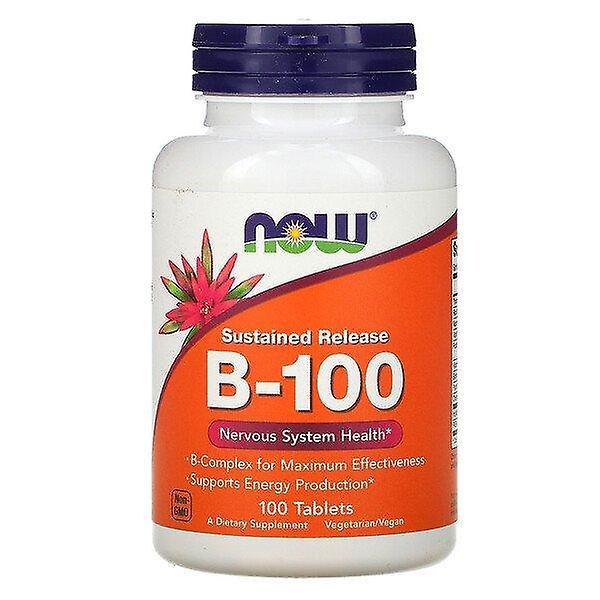 Now Foods, Sustained Release B-100, 100 Tablets on Productcaster.