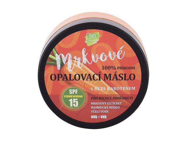 Vivaco - Bio Masło do Opalania z Marchwi SPF15 - Unisex, 150 ml on Productcaster.