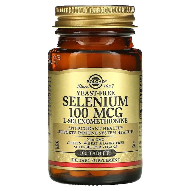 Solgar, Selenium, Yeast-Free, 100 mcg, 100 Tablets on Productcaster.