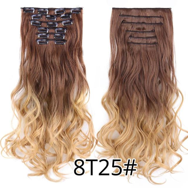 Duqi Leeons Synthetic Hair Curly Clip In Wig Extension 16 Clips In Hair Extension Hair Pieces Fake Hair Extension Synthetic 49 Colors curly 8t25 22... on Productcaster.