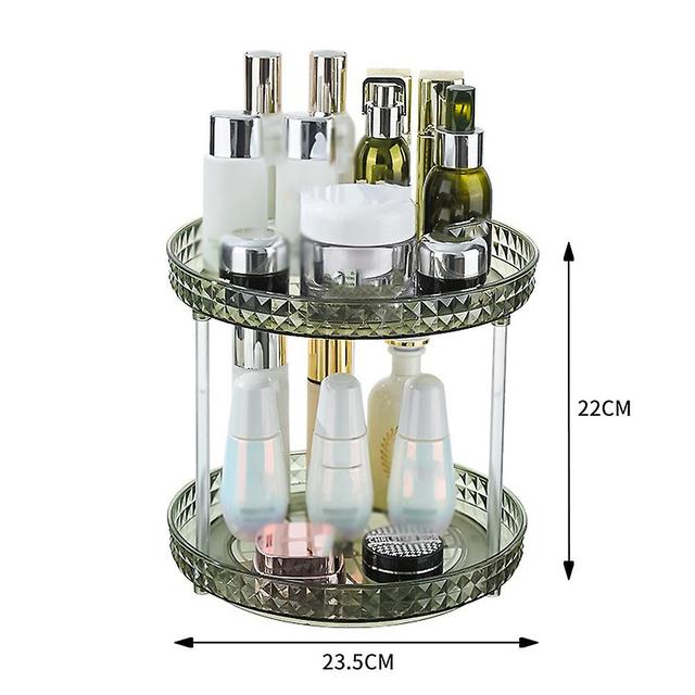 Simple Modern Cosmetic Beauty Organizer Toilet Desktop Skin Care Stora green small 2 on Productcaster.