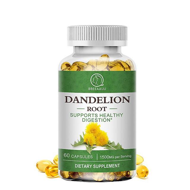 Tib Natural Pure Plant Edible Capsule Dandelion Root Support Liver Health Organic Food Support Healthy Urination System 60pcs on Productcaster.