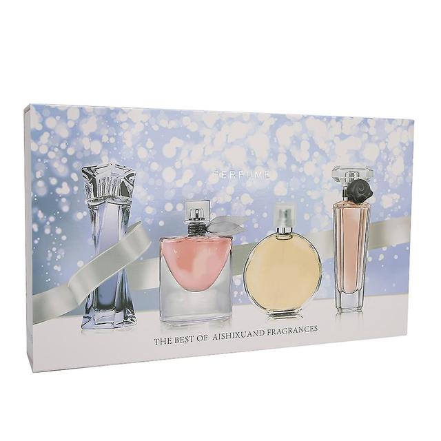 LongLasting Flower Fragrance Gift - 4pcs Female Perfume Set with Atomizer on Productcaster.