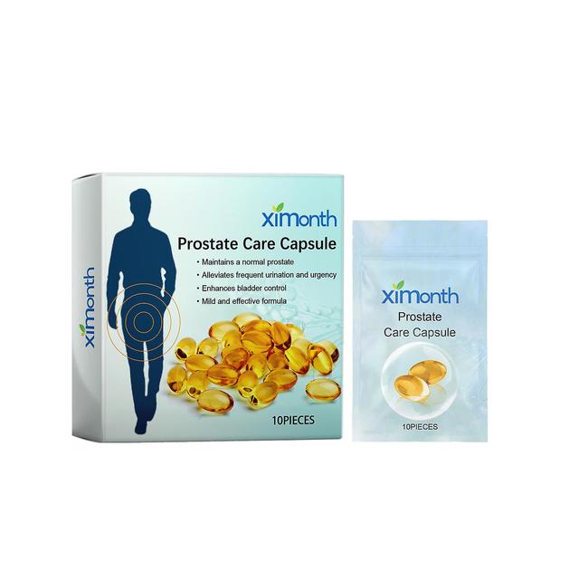 Natural Prostate Herbal Capsules, Prostate Natural Herbal Capsules, Prostate Capsules, Elevate Your Prostate Health and Reclaim Vitality (10 packs) on Productcaster.