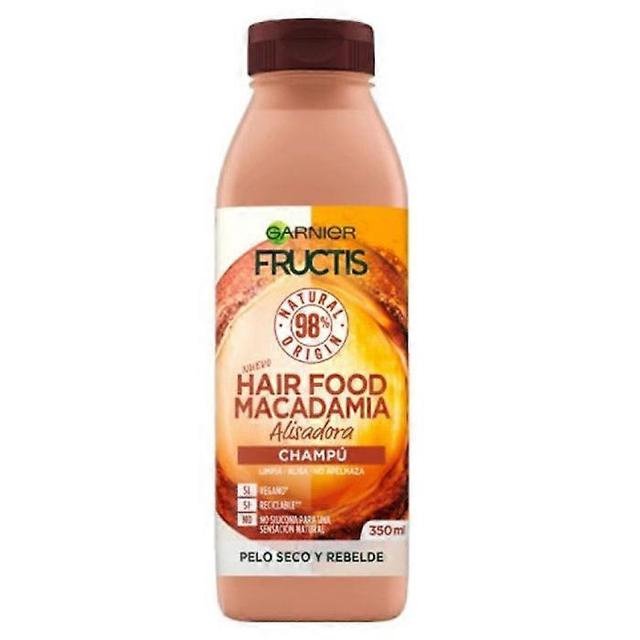 Nourish and straighten your hair with garnier fructis hair food macadamia shampoo - 350ml on Productcaster.