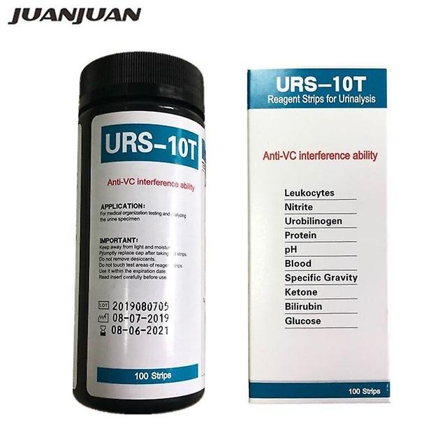 Fsu 100 Strips Urs-10t Reagent Strips For Urinalysis Anti-vc Interference Ability Leukocytes/nitrite/bilirubin/protein/ph Etc 40%off on Productcaster.