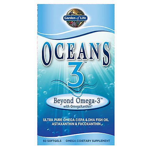 Garden of Life Oceans 3, Beyond Omega 3 60 Softgels (Pack de 3) on Productcaster.